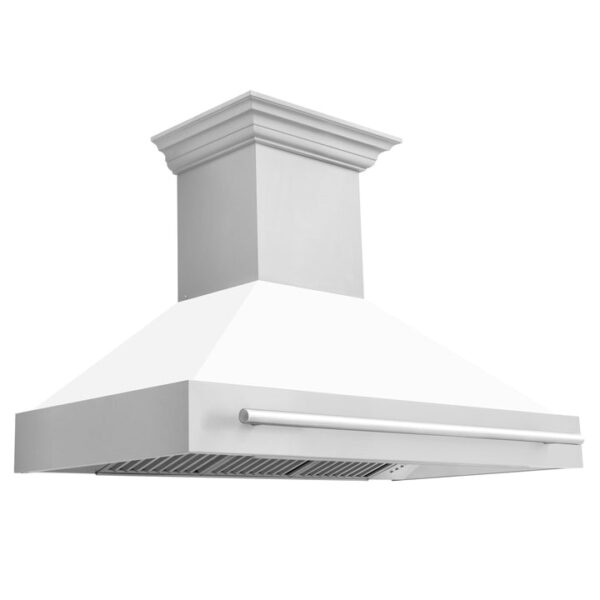ZLINE 48 in. Stainless Steel Range Hood with Stainless Steel Handle (8654STX-48) - Image 2