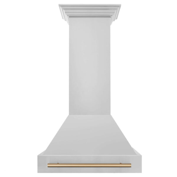 ZLINE 30 in. Autograph Edition Stainless Steel Range Hood with Stainless Steel Shell and Handle (8654STZ-30) - Image 4