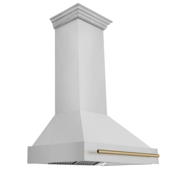36 in. ZLINE Autograph Edition Stainless Steel Range Hood with Stainless Steel Shell and Handle (8654STZ-36) - Image 8