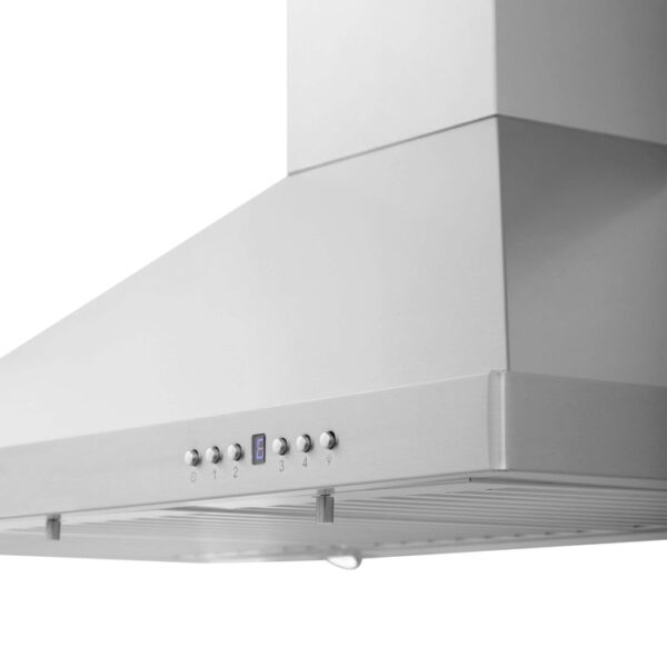ZLINE 30 in. Recirculating Wall Mount Range Hood with Charcoal Filters in Stainless Steel (KB-CF-30) - Image 3