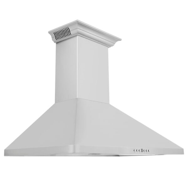 ZLINE Wall Mount Range Hood in Stainless Steel with Built-in ZLINE CrownSound Bluetooth Speakers (KF1CRN-BT) - Image 10