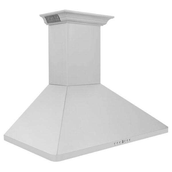 ZLINE Wall Mount Range Hood in Stainless Steel with Built-in ZLINE CrownSound Bluetooth Speakers (KF1CRN-BT) - Image 8