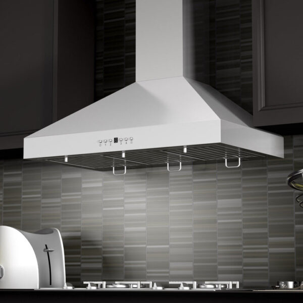 ZLINE Convertible Vent Wall Mount Range Hood in Stainless Steel with Crown Molding (KL3CRN) - Image 6