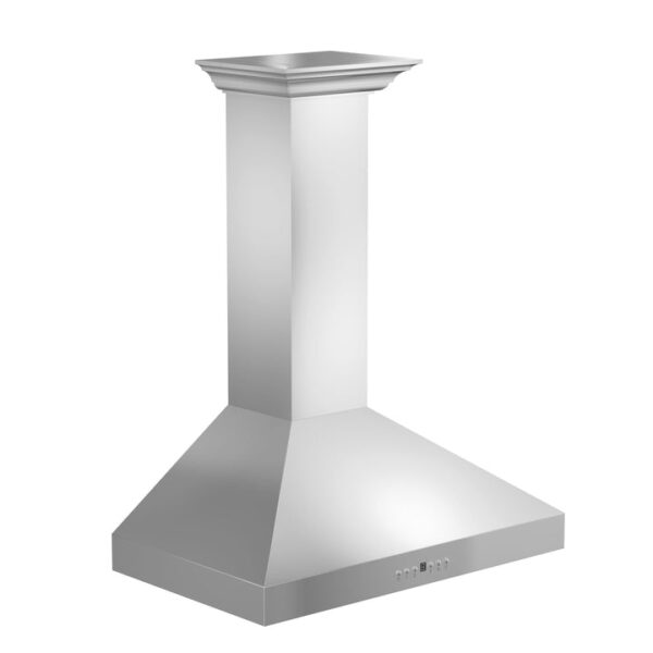 ZLINE Convertible Vent Wall Mount Range Hood in Stainless Steel with Crown Molding (KL3CRN) - Image 10
