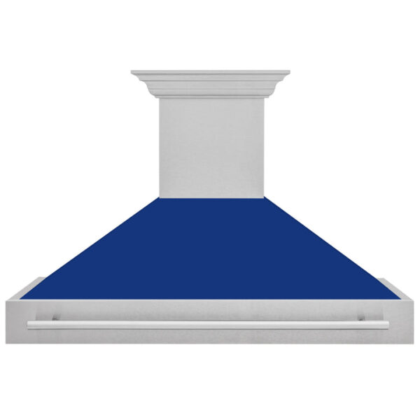 ZLINE 48 in. Fingerprint Resistant Stainless Steel Range Hood with Colored Shell Options (8654SNX-48) - Image 6