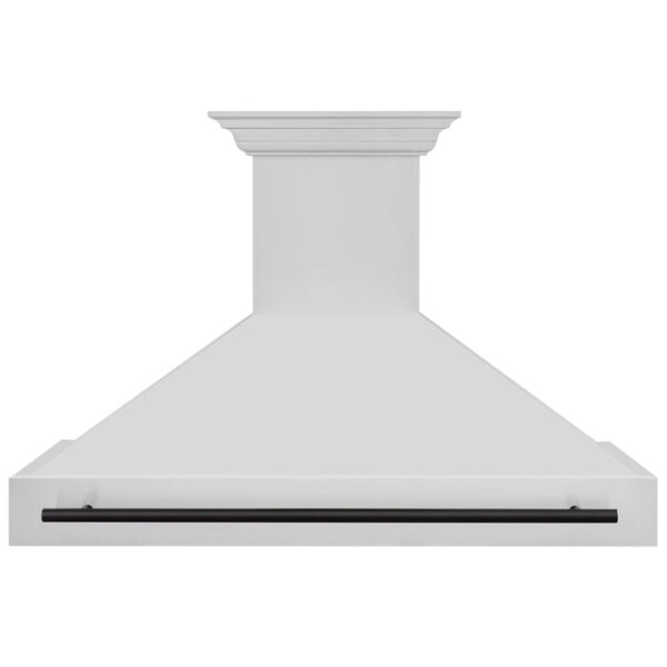 ZLINE 48 in. Autograph Edition Stainless Steel Range Hood with Stainless Steel Shell and Matte Black Handle (8654STZ-48-MB) - Image 7