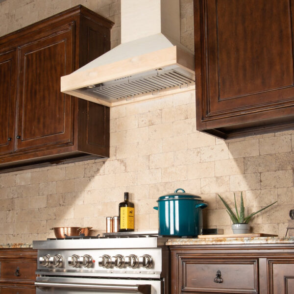 ZLINE Ducted Unfinished Wooden Wall Mount Range Hood (KBUF) - Image 6