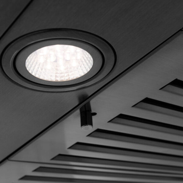 ZLINE Convertible Vent Wall Mount Range Hood in Black Stainless Steel (BSKBN) - Image 8