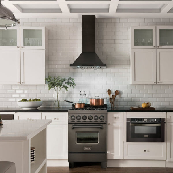 ZLINE Convertible Vent Wall Mount Range Hood in Black Stainless Steel (BSKBN) - Image 5