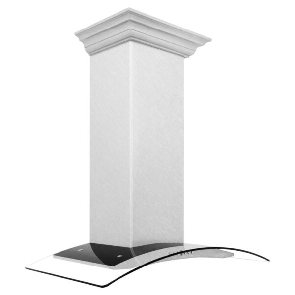 ZLINE Ducted Wall Mount Range Hood in Fingerprint Resistant Stainless Steel & Glass (8KN4S) - Image 9