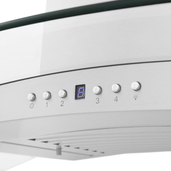 ZLINE Convertible Vent Wall Mount Range Hood in Stainless Steel & Glass (KN4) - Image 6