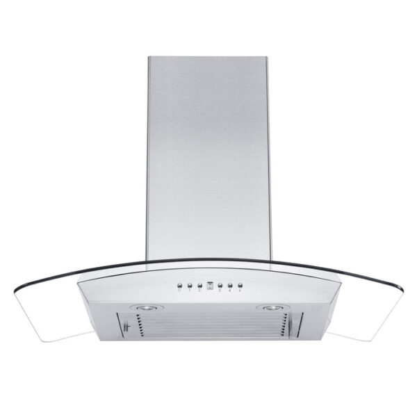 ZLINE Convertible Vent Wall Mount Range Hood in Stainless Steel & Glass (KZ) - Image 6
