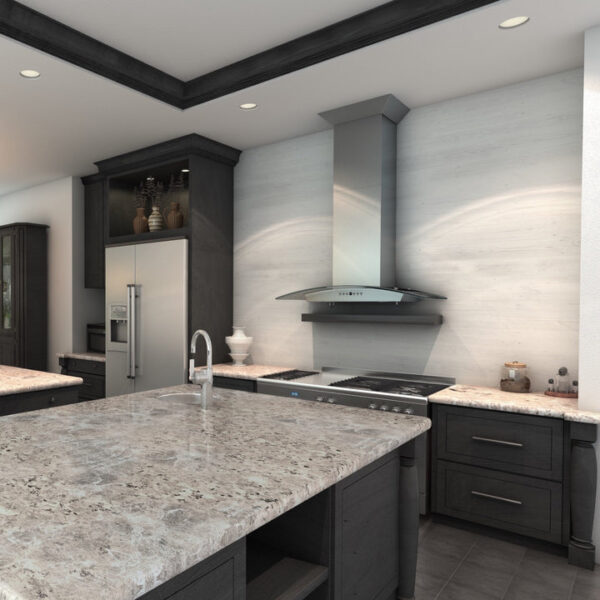 ZLINE Convertible Vent Wall Mount Range Hood in Stainless Steel & Glass (KZ) - Image 9