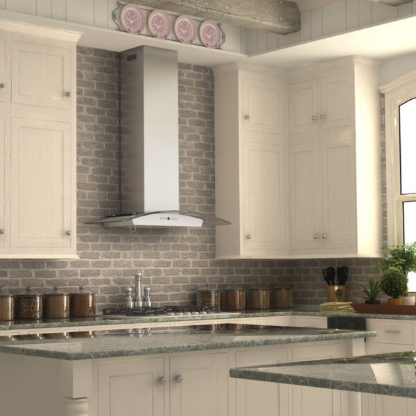 ZLINE Convertible Vent Wall Mount Range Hood in Stainless Steel & Glass (KZ) - Image 3
