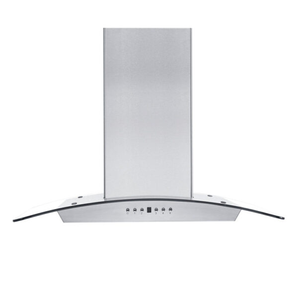 ZLINE Convertible Vent Wall Mount Range Hood in Stainless Steel & Glass (KZ) - Image 8