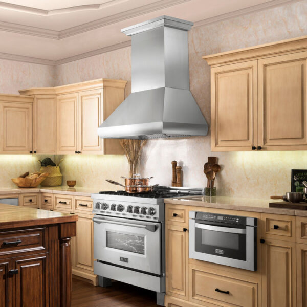 ZLINE Wall Mount Range Hood in Stainless Steel - Includes Remote Blower Options (687-RD/RS) - Image 9