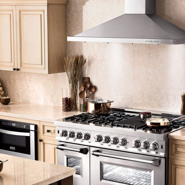 ZLINE 30 in. Recirculating Wall Mount Range Hood with Charcoal Filters in Stainless Steel (KB-CF-30) - Image 11
