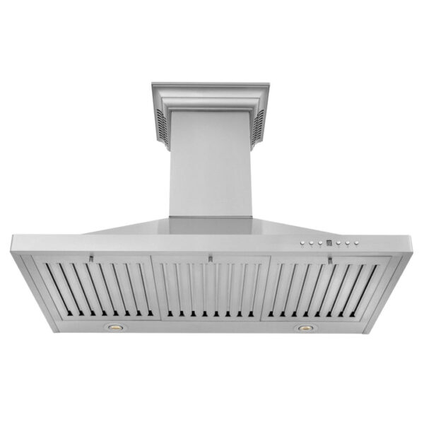 ZLINE CrownSound Ducted Vent Wall Mount Range Hood in Stainless Steel with Built-in Bluetooth Speakers (KBCRN-BT) - Image 7