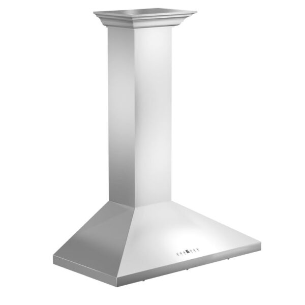 ZLINE Convertible Vent Wall Mount Range Hood in Stainless Steel with Crown Molding (KL2CRN) - Image 9