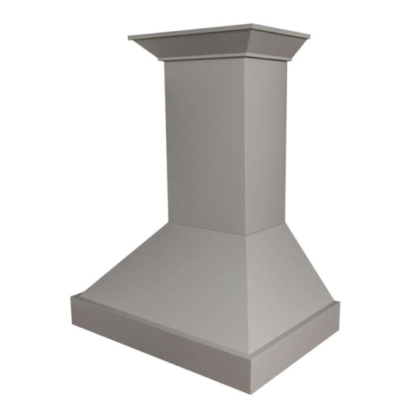 ZLINE Convertible Vent Wooden Wall Mount Range Hood in Gray (KBUU) - Image 6