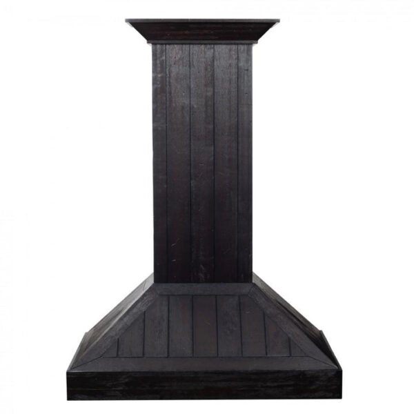 ZLINE Wooden Wall Mount Range Hood In Rustic Dark Finish - Includes Motor (KPDD) - Image 7