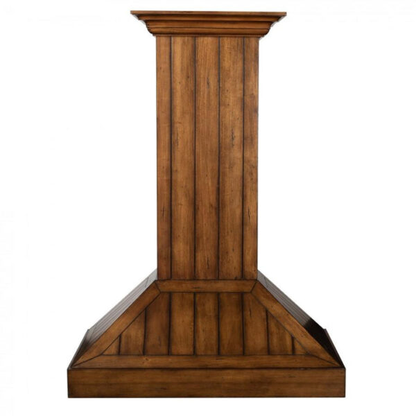 ZLINE Wooden Wall Mount Range Hood In Rustic Light Finish - Includes Motor (KPLL) - Image 9
