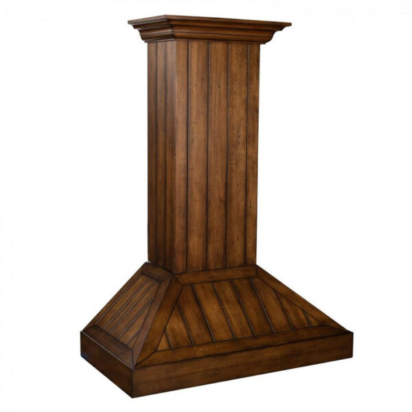 ZLINE Wooden Wall Mount Range Hood In Rustic Light Finish - Includes Motor (KPLL) - Image 10