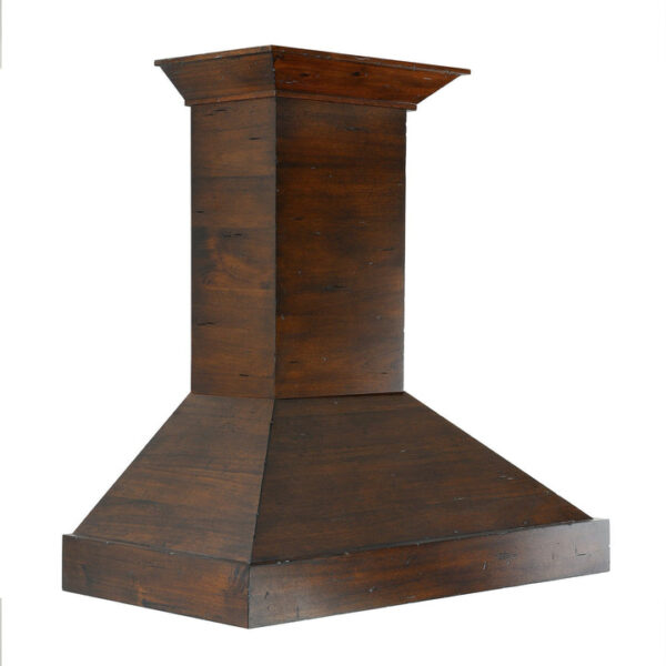 ZLINE Convertible Vent Wooden Wall Mount Range Hood in Walnut (KBRR) - Image 10