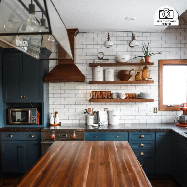 ZLINE Convertible Vent Wooden Wall Mount Range Hood in Walnut (KBRR) - Image 11