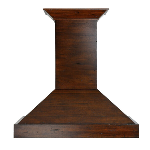 ZLINE Convertible Vent Wooden Wall Mount Range Hood in Walnut (KBRR) - Image 12