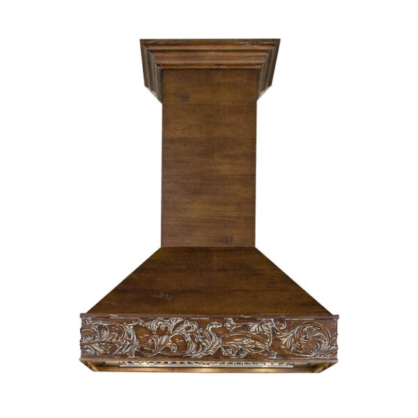 ZLINE 42 in. Wooden Wall Mount Range Hood in Walnut (373RR-42)