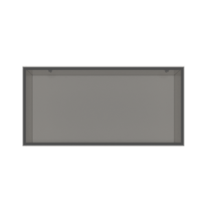 UC-WLUMG3021-S — Lift-Up Aluminum Glass Cabinet, Silver · 30 × 21 × 12 in.