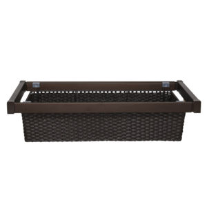 CA-MA36 — Closet Accessory Malacca Pull Out Rattan Basket 36"W 8"H 19"D