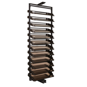 CA-ZC12 — Closet Accessory Zapato-C Rotation Adjustable 12 Shelves Shoe Rack 28"W 80"H 13"D
